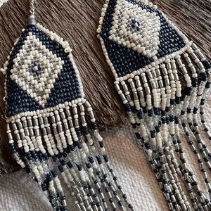 Stunning Seed Bead Necklace Statement Piece